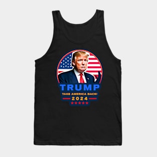 Donald Trump 2024 Take America Back Election Tank Top